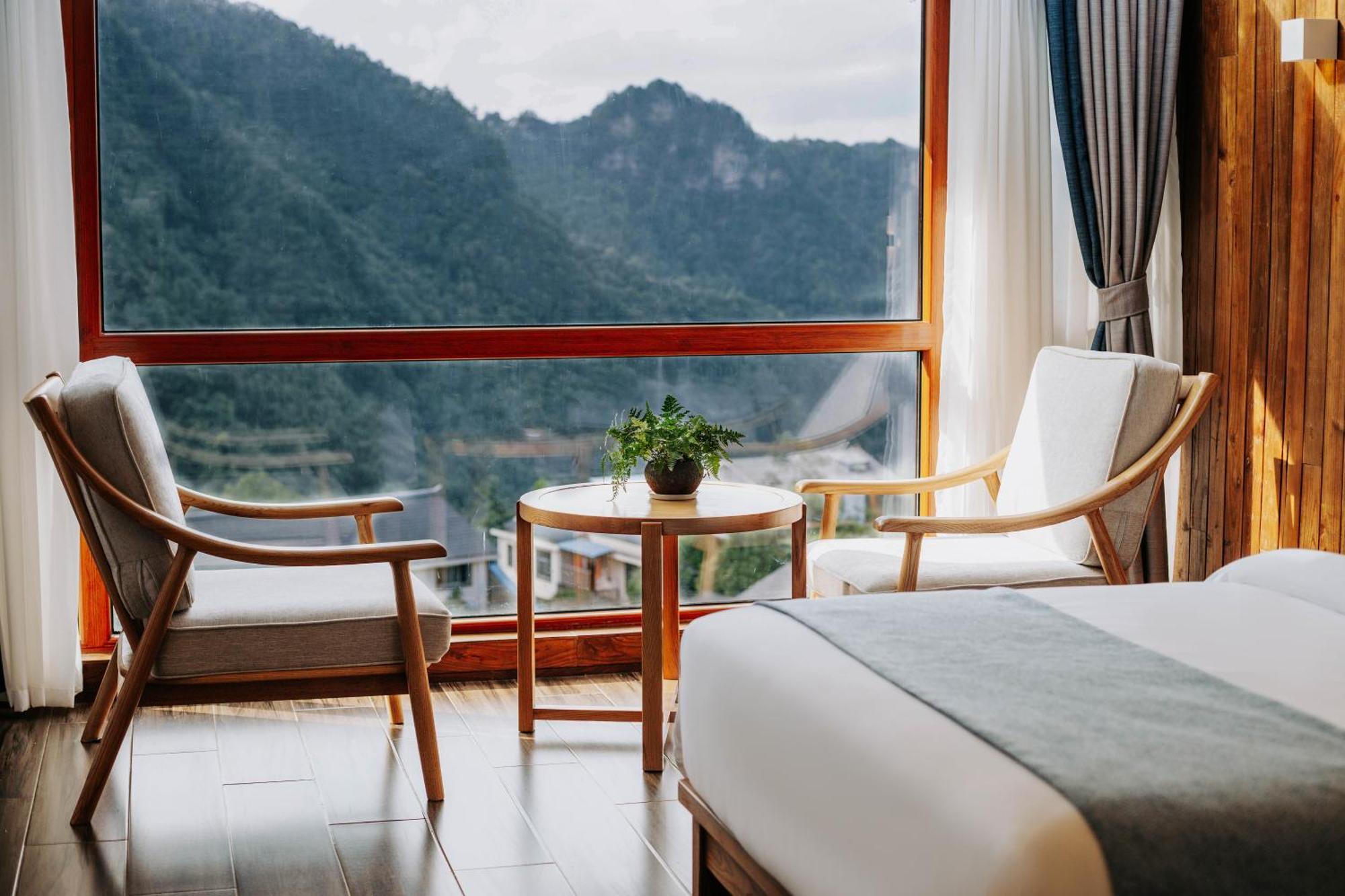 Hilltop House Resort Zhangjiajie Buitenkant foto