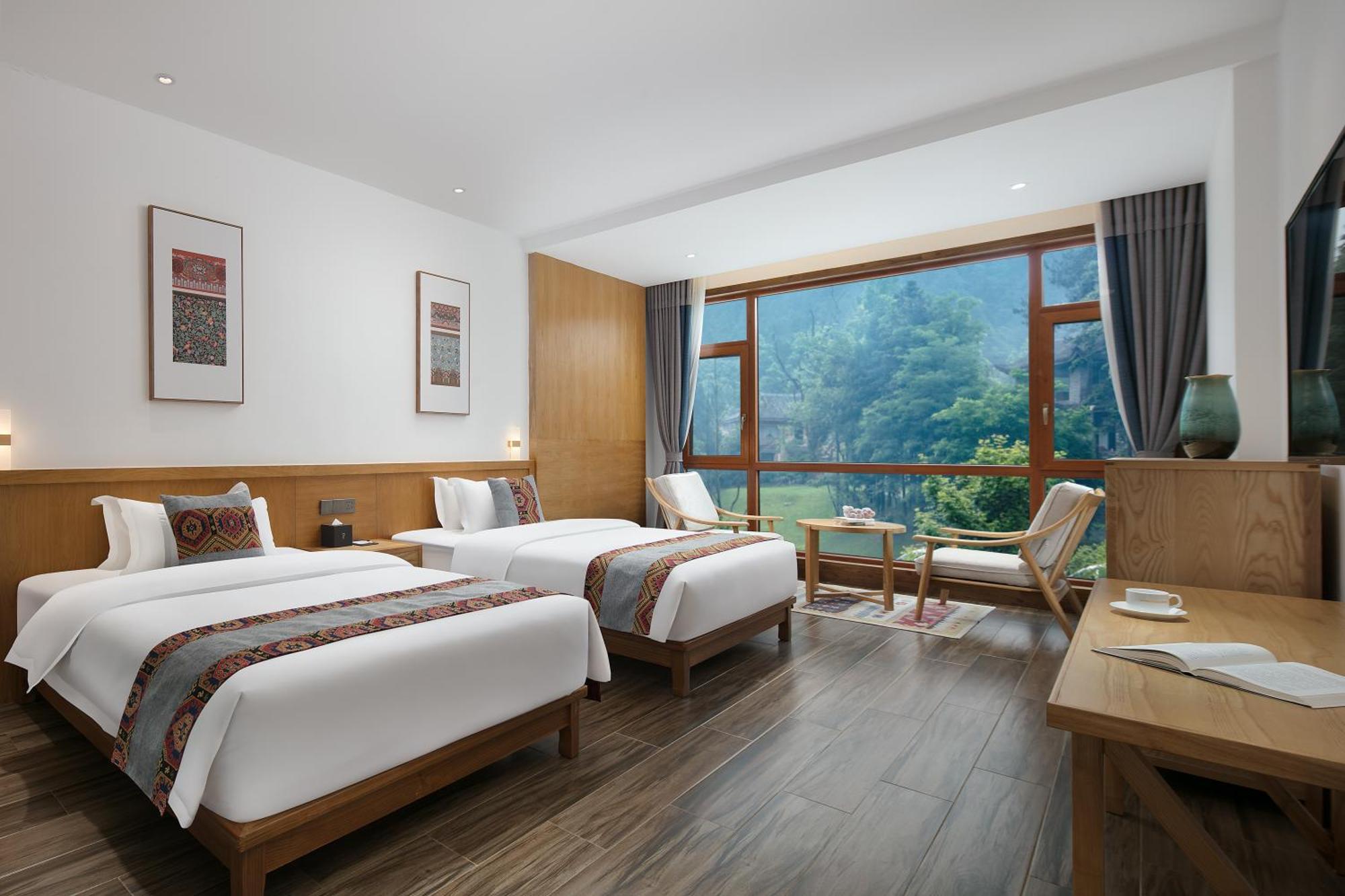 Hilltop House Resort Zhangjiajie Buitenkant foto