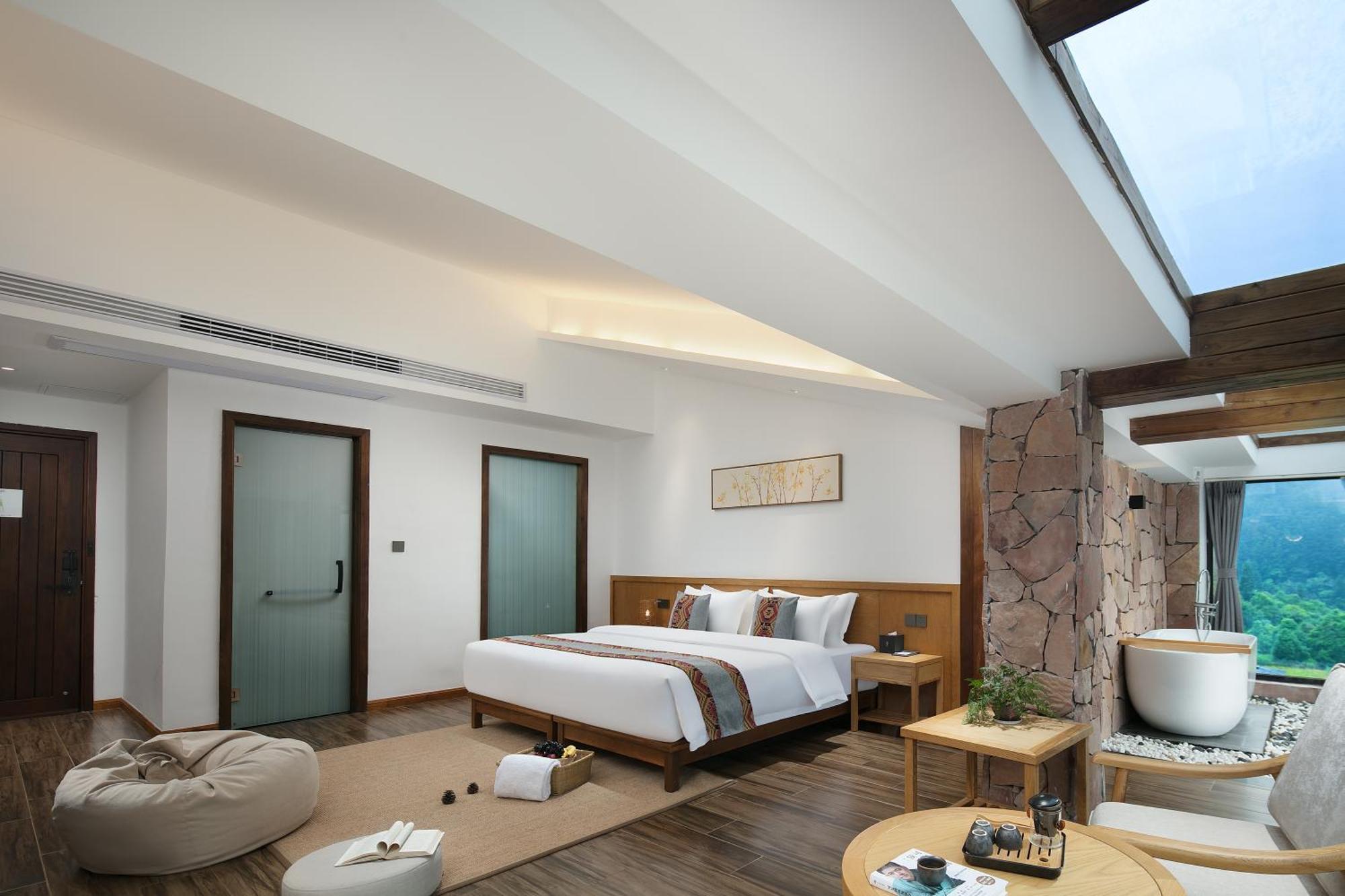 Hilltop House Resort Zhangjiajie Buitenkant foto